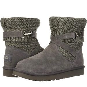 🆕🆕 UGG Purl Strap Boots ~ Charcoal